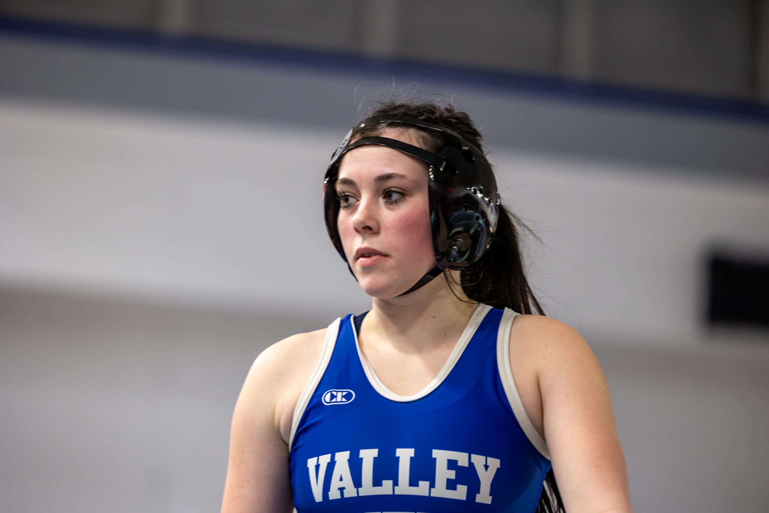 Female valley central wrestler.