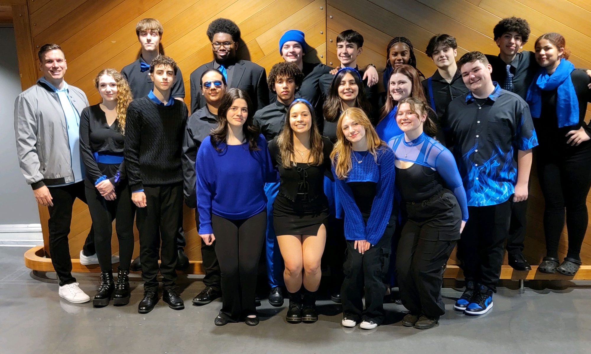 Members of the A Cappella group, Voxtones at the Quarterfinals