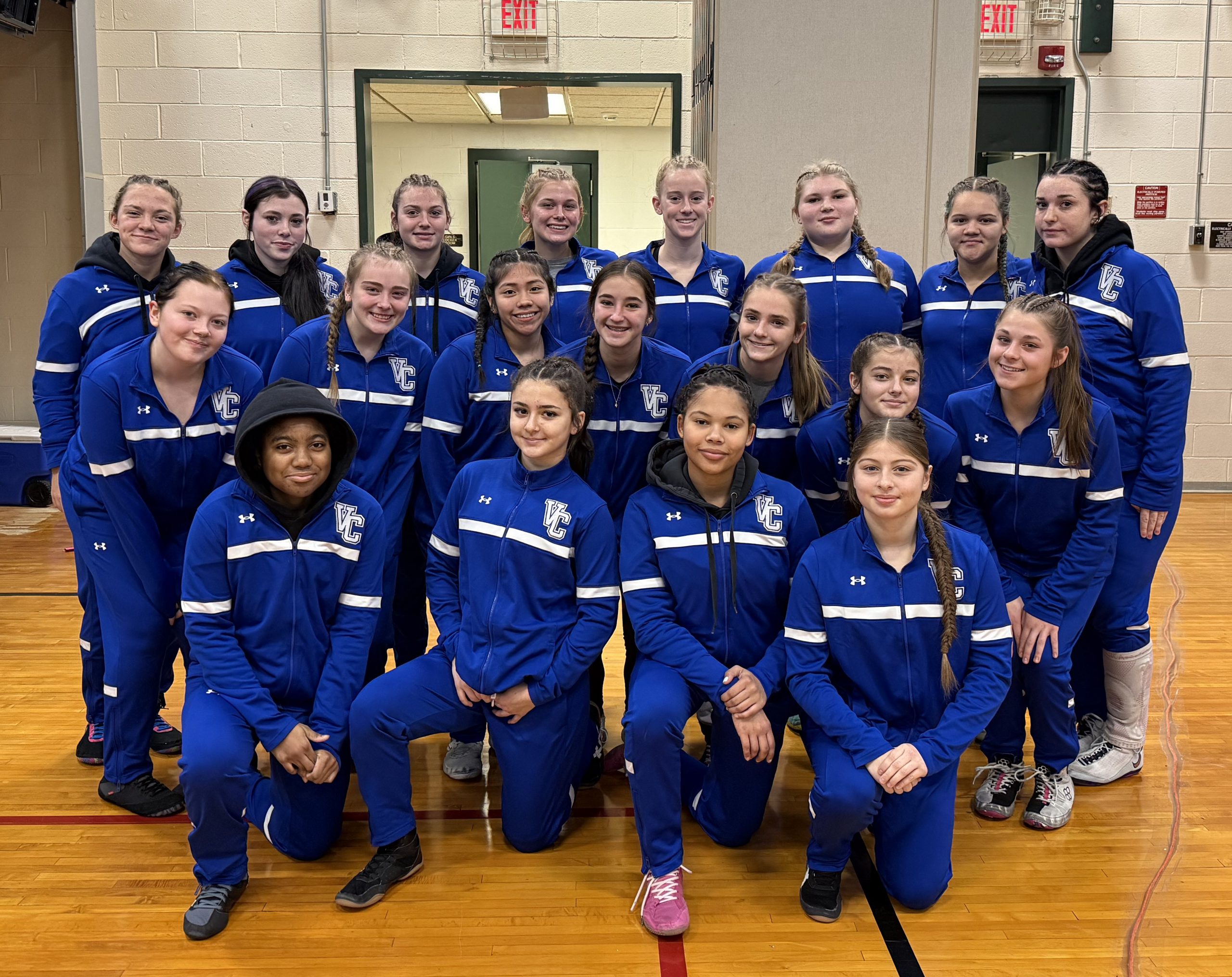 VC girls wrestling team