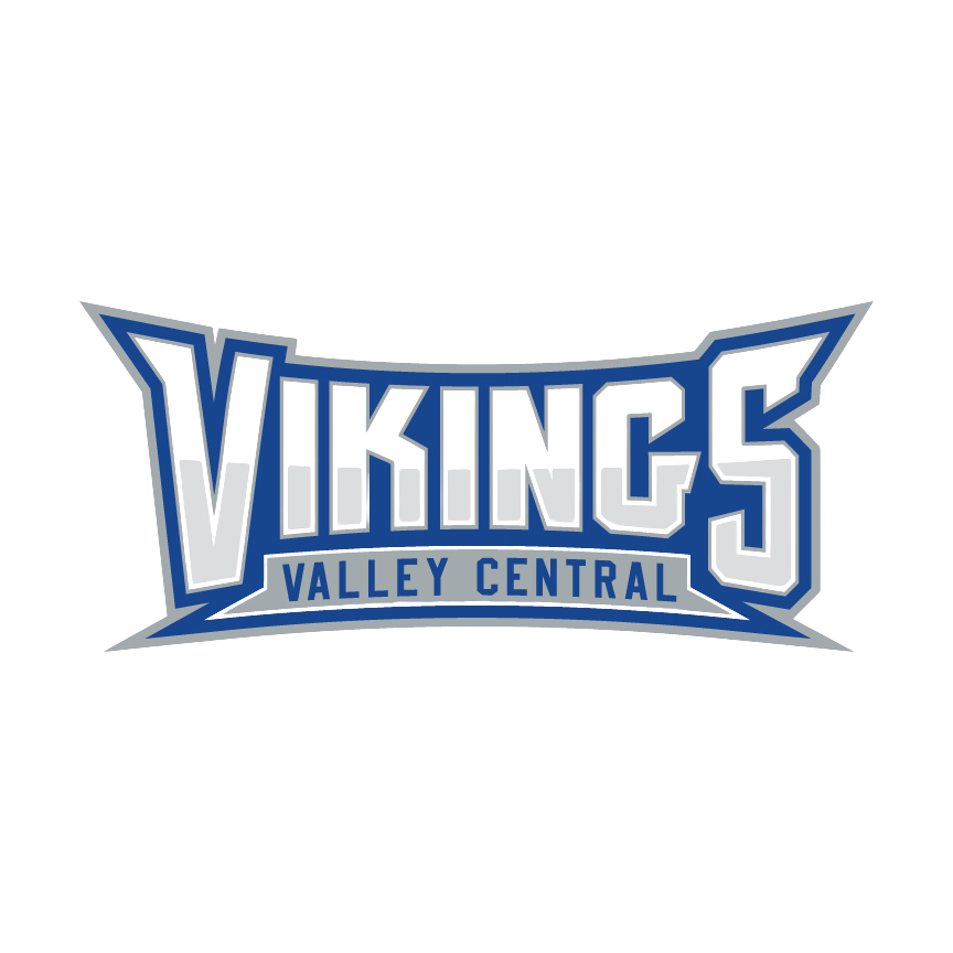 Logo that says Vikings Valley Central